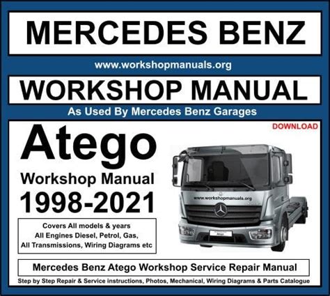 Service and repair manual for mercedes benz atego. - La inexactitud registral y su proyección negocial.