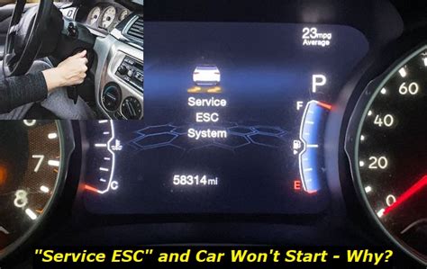 Service esc car won. 2003 Mercury Sable when apply brakes hard theft light comes on. 3. 1. I have a 2009 Chevy Malibu 2.4L, the Service ESC light and Service Traction Control ESC light comes on almost daily. I pulled the code and it is C0131. My cruise control randomly won't work when. 