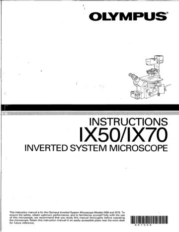 Service for olympus microscope ix70 manual. - Ford fiesta mk4 manuale di servizio.