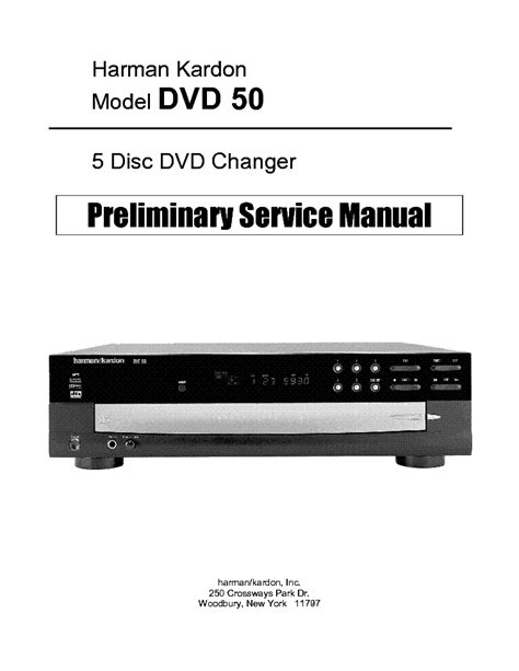 Service handbuch harman kardon dvd50 5 disc dvd cd cd r cd rw vcd mp3 wechsler. - Manuale di istruzioni del software motorola cps.