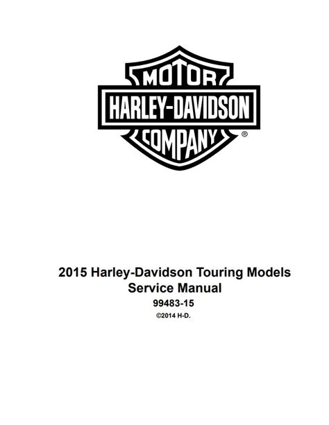 Service manual 2015 harley touring models. - Materials and processes in manufacturing solution manual.