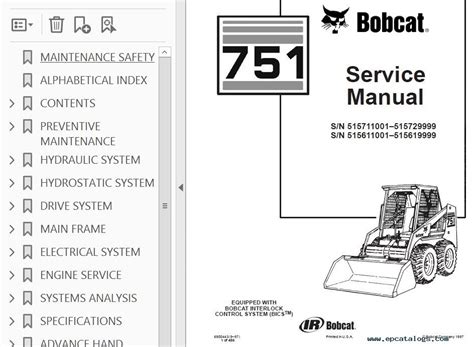 Service manual 751 bobcat kubota engine. - A handbook of bamboos resources propagation and management.