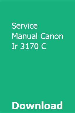Service manual canon ir 3170 c. - Memoria histórica sobre las operaciones e incidencias de la division libertadora.