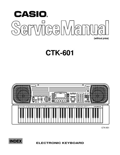 Service manual casio ctk 601 electronic keyboard. - The little brown compact handbook with exercises edition 6.