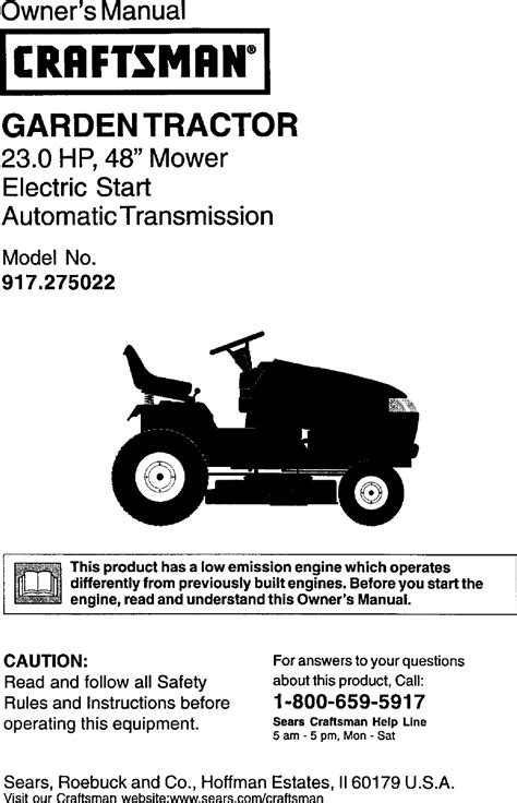 Service manual craftsman rotary lawn mower. - La vallee de baigorri et ses alentours.