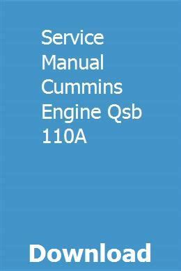 Service manual cummins engine qsb 110a. - Colorados high thirteeners a climbing and hiking guide.
