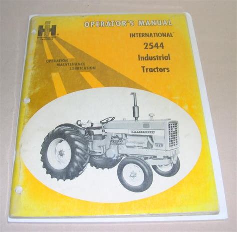 Service manual for 2544 international tractor. - Unsere muttersprache, ihr werden und ihr wesen.