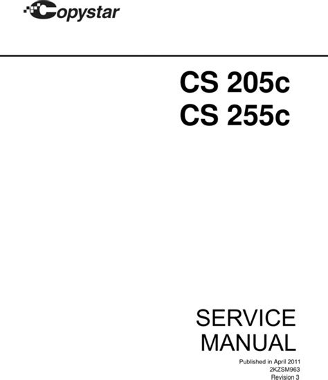 Service manual for copystar kyocera mita 205c and 255c. - Fiat marea 16 16v service manual.
