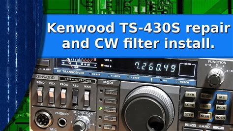 Service manual for ham radio kenwood ts430s. - Manuel de réparation service honda jazz vtec.