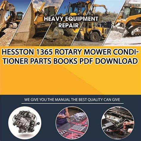 Service manual for hesston 1365 mower. - Thermal dynamics pak master 75xl parts manual.