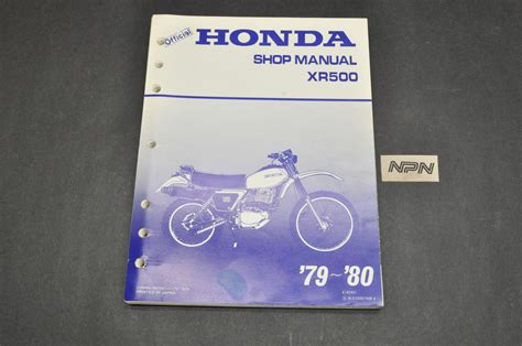 Service manual for honda xr500 1979. - Ge ct manuale di riferimento tecnico.