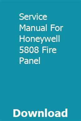 Service manual for honeywell 5808 fire panel. - Die vielfalt religiöser erfahrung. eine studie über die menschliche natur..