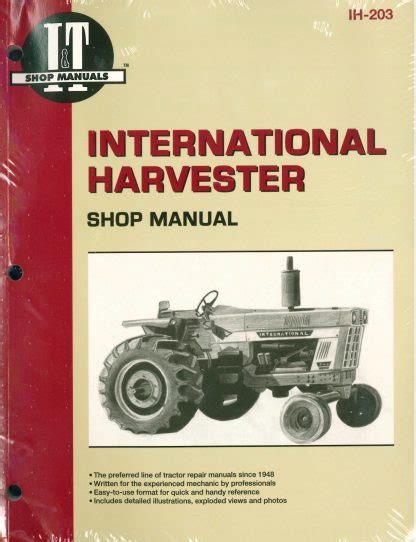 Service manual for int 454 tractor. - Questões europeias - grandes tendências -(euro 14.96).