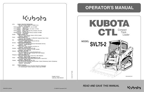 Service manual for kubota svl75 loader. - Yamaha outboard cv 75 service manual.