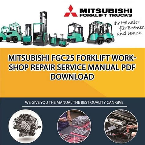Service manual for mitsubishi fgc25 forklift. - Sobre los efectos de la partición hereditaria..