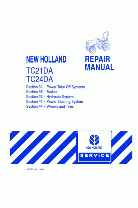Service manual for new holland tractor tc24da. - Haynes workshop repair manual ford fiesta 08 11.