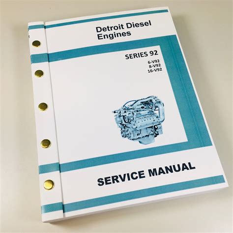 Service manual for series 92 detroit diesel. - Ktm 50 sx senior service manual.