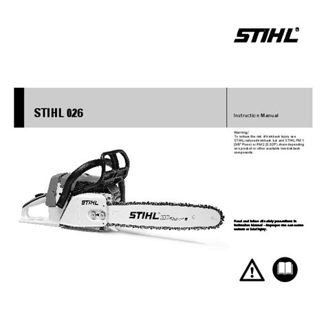 Service manual for stihl 026 chainsaw. - Rasaerba honda hrx217 manuale del negozio.