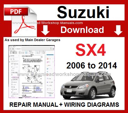 Service manual for suzuki sx4 crossover. - Wards squire gilson tractor owners parts manual.