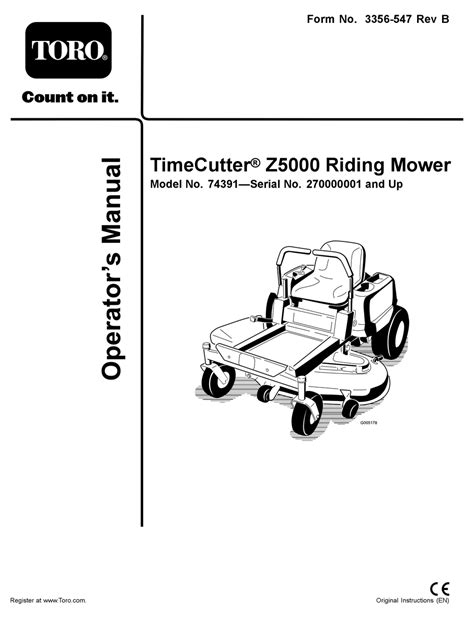 Service manual for toro timecutter z5000. - Guía de configuración de sap lso.