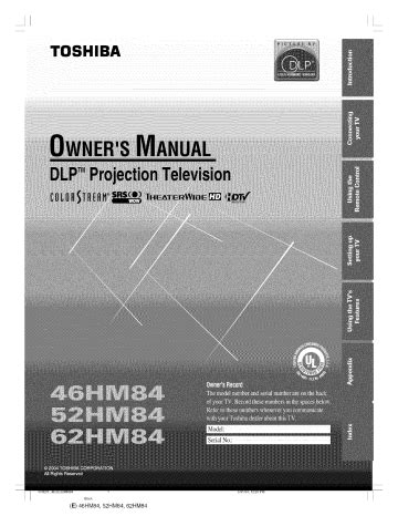 Service manual for toshiba tv receiver 46hm84. - Komatsu wa470 6 wa480 6 wheel loader service repair manual operation maintenance manual.