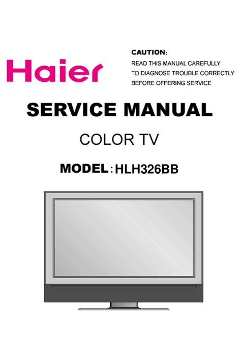 Service manual haier hlh326bb color television. - Vers un droit de participation des minorités à la vie de l'état?.