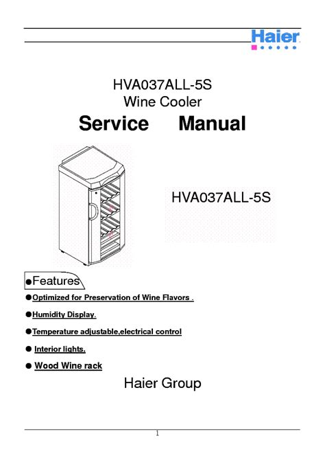 Service manual haier hva037all 5s wine cooler. - P06 ecu auto to manual conversion.