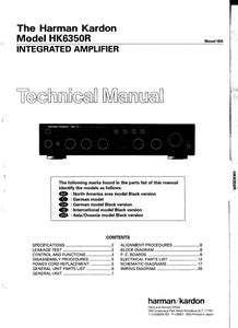 Service manual harman kardon hk6350r integrated amplifier. - Yamaha xs400 1977 1982 full service repair manual.