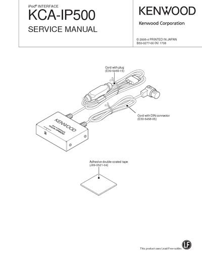 Service manual kenwood kca ip500 ipod interface. - Horizon zero dawn collectors edition strategy guide.
