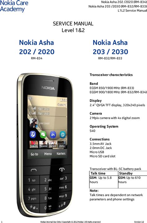 Service manual level 3 4 for nokia mobiles. - Acer iconia tab a100 service manual.