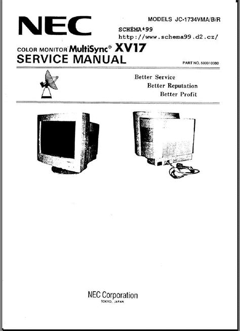Service manual nec jc 1734vma b r monitor. - Bbc english guide cbse 11 class.