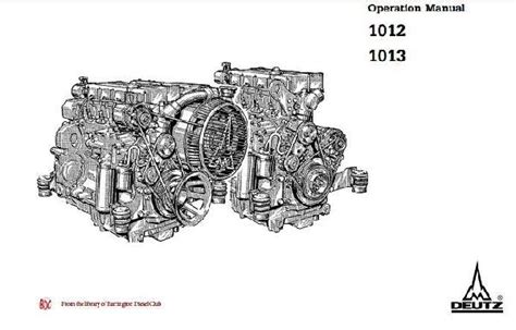 Service manual of deutz diesel bf4m1013ec engine. - Theory of machines by shigley manual.