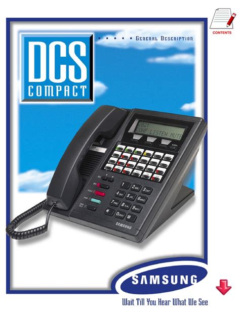 Service manual samsung dcs compact ii digital key phone system. - Honda rasenmäher quadra cut system handbuch modell hrt.