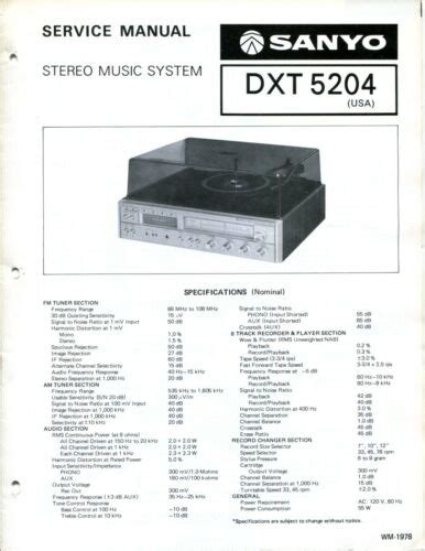 Service manual sanyo dxt 5402n stereo music system. - Lesen sie das sp3d handbuch read sp3d manual.