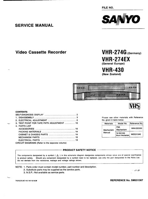 Service manual sanyo vhr 277g vcr. - A traditional tool chest in two days with christopher schwarz.
