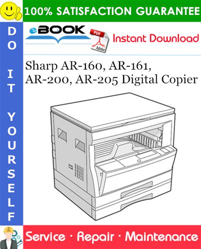 Service manual sharp ar 161 digital copier. - El conde lucanor / the count, lucanor.