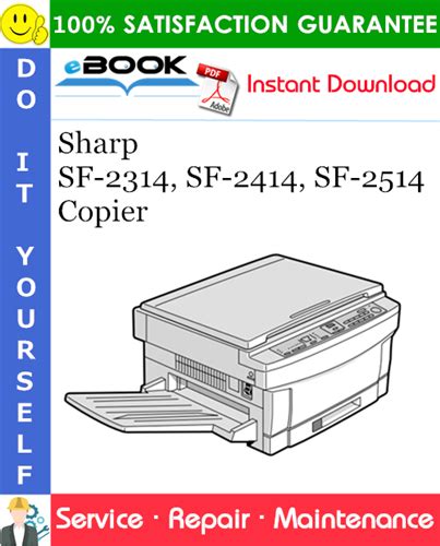 Service manual sharp sf 2314 sf 2414 copier. - Fuzzy logic engineering applications solution manual.