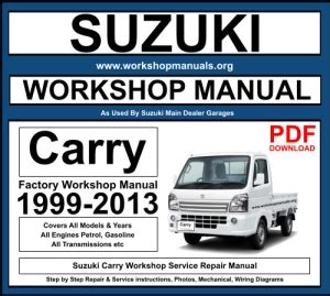 Service manual suzuki carry 1 3. - U s manual de buceo de la marina de marzo de 1970.