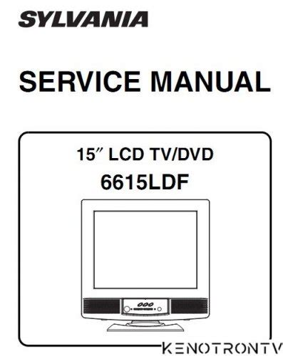 Service manual sylvania 6615ldf lcd tv dvd. - Liliom, egy csirkefogó élete és halála.