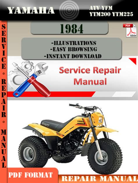 Service manual yamaha atv yfm ytm200 ytm225 1983 1984 1985 factory service repair manual. - 2004 manuale di manutenzione dello scarabeo vw.