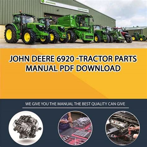 Service manuals for 6920 john deere tractors. - Recortes de la memoria o el libro de la sombra.