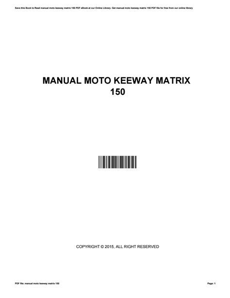 Service repair manual keeway matrix 150. - A guide to plato apos s republic.