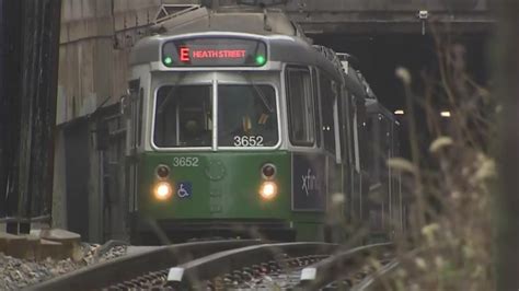 Service restored after part of Green Line’s E Branch temporarily suspended due to accident