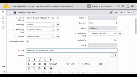 ServiceNow Knowledge Form YouTube