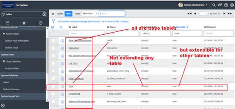 Servicenow data table from url definition.  Change Server Code in new w...