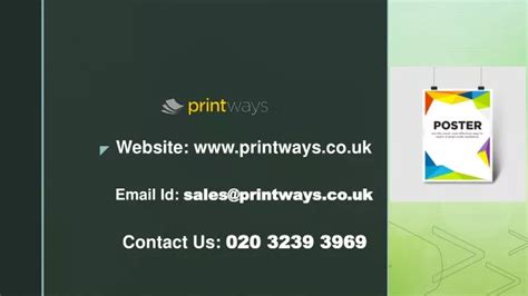 Services - THE PRINTWAYS