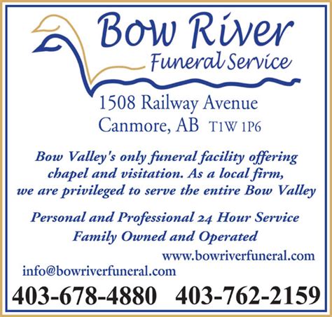 Services offered by bow river funeral service. .  <a href=https://merc...