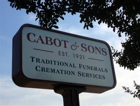 Services offered by cabot and sons. .  ...