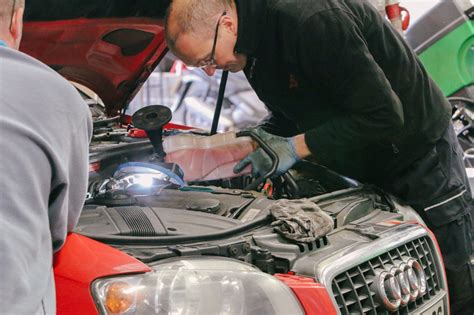 Servicing an audi. Here at Audi of America , it is our mission to be the best Service and Parts Center we can be. Our Audi Certified Service Technicians are standing by to help you with all of your maintenance and repair needs. A factory fit, every time. Help maintain the integrity of your Audi when you visit our dealership for service and repairs. 