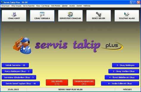 Servis Takip Programı.